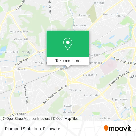 Diamond State Iron map