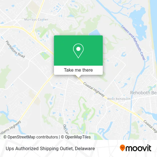 Ups Authorized Shipping Outlet map