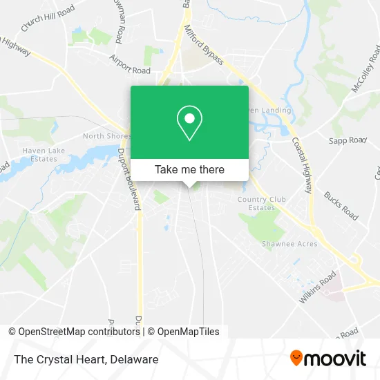 The Crystal Heart map