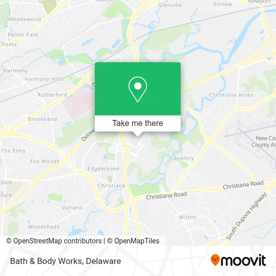 Bath & Body Works map