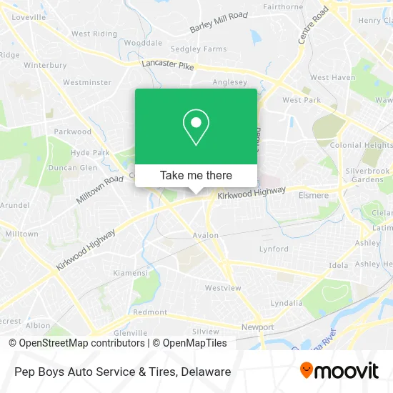 Pep Boys Auto Service & Tires map