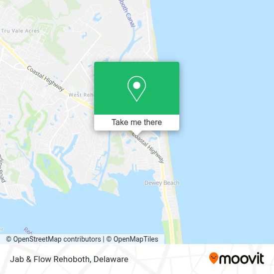Jab & Flow Rehoboth map