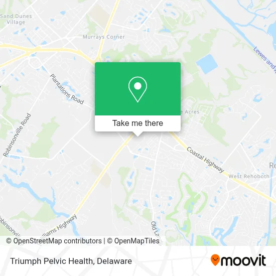 Triumph Pelvic Health map