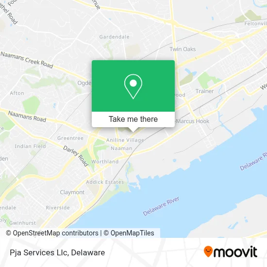 Pja Services Llc map