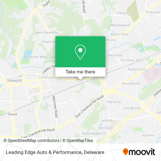 Leading Edge Auto & Performance map