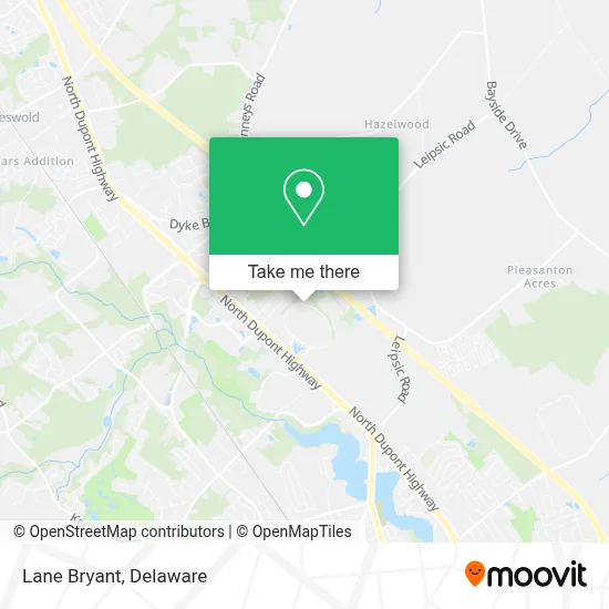 Lane Bryant map
