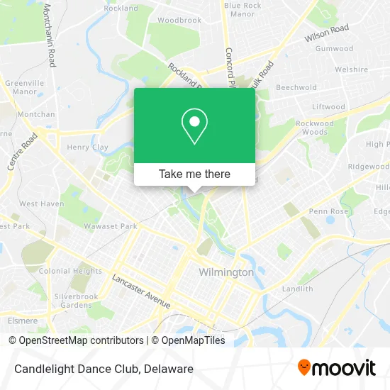 Candlelight Dance Club map
