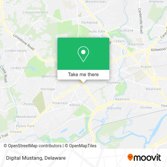 Digital Mustang map