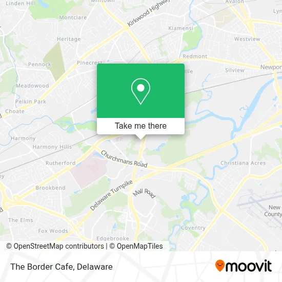 The Border Cafe map