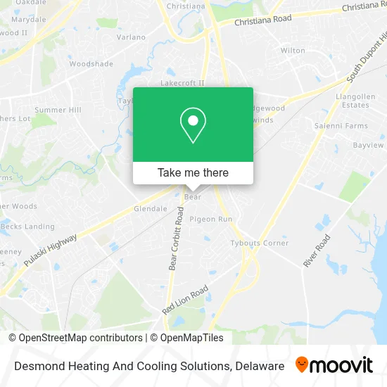 Desmond Heating And Cooling Solutions map