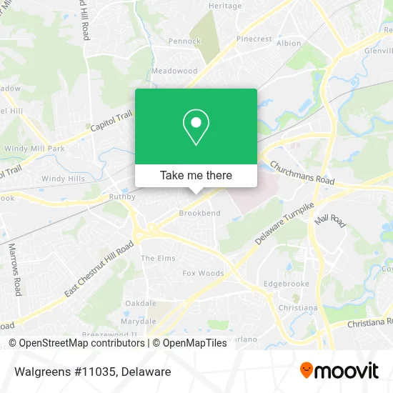 Walgreens #11035 map