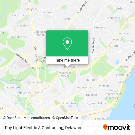 Day-Light Electric & Contracting map