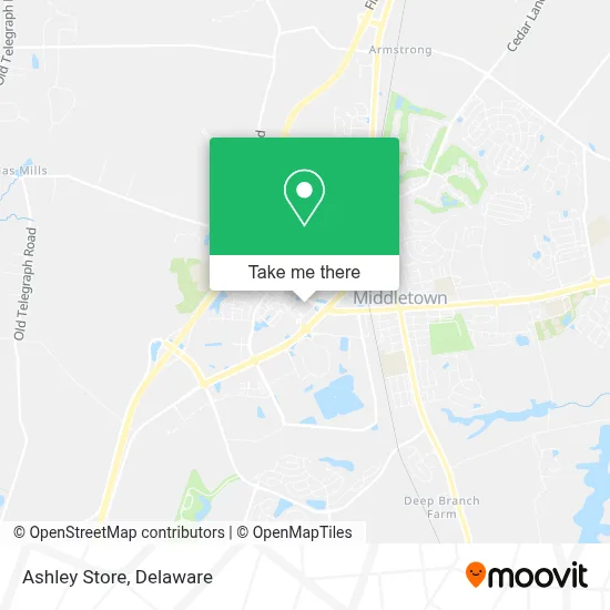 Ashley Store map