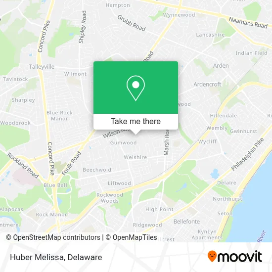 Huber Melissa map