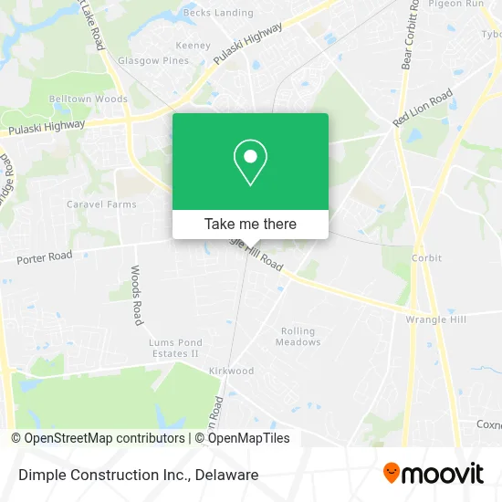 Dimple Construction Inc. map