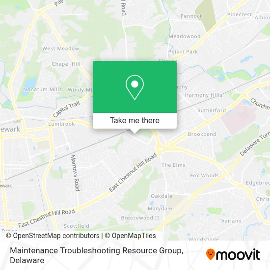 Maintenance Troubleshooting Resource Group map