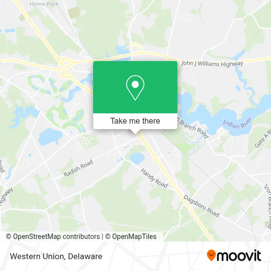 Western Union map