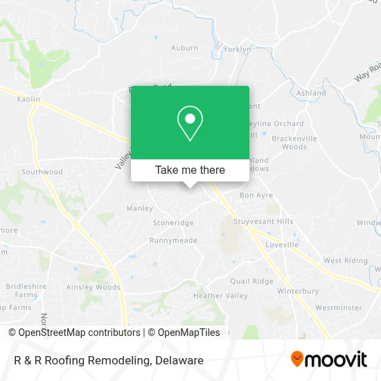 R & R Roofing Remodeling map