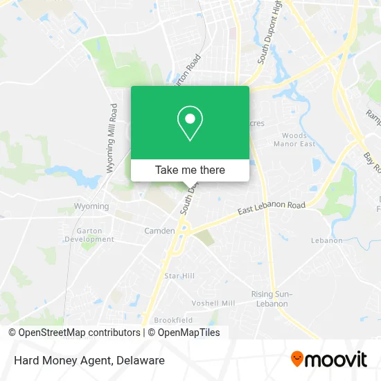 Hard Money Agent map
