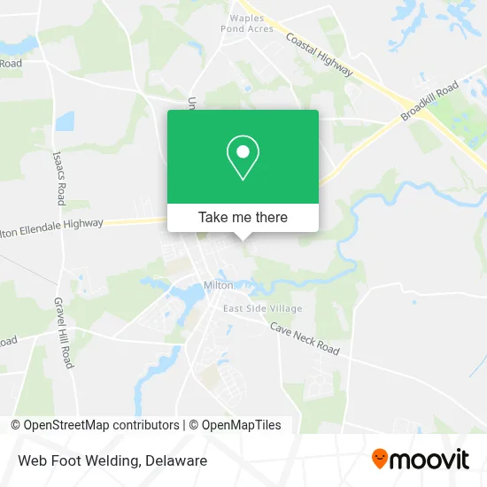 Web Foot Welding map