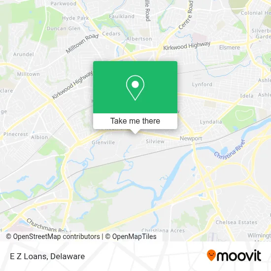 E Z Loans map