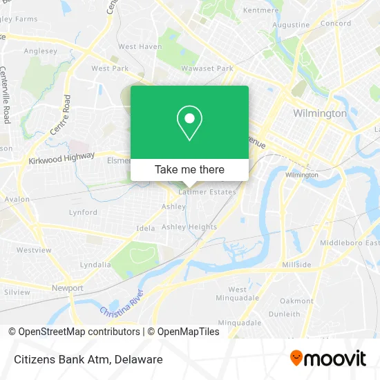 Citizens Bank Atm map