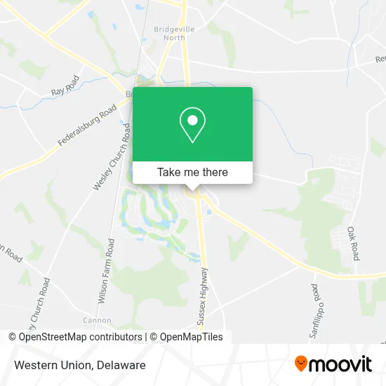 Western Union map