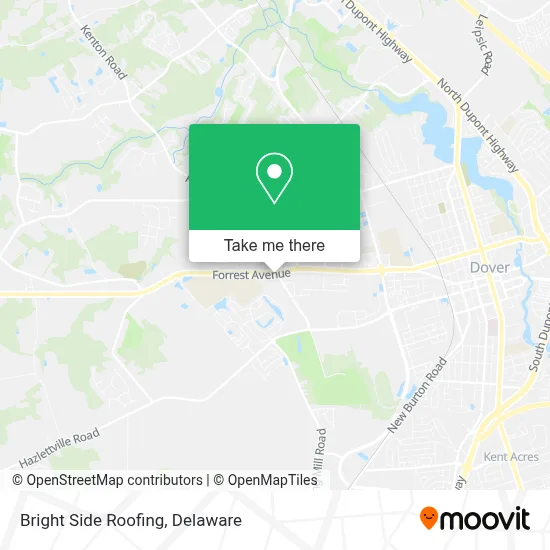 Bright Side Roofing map