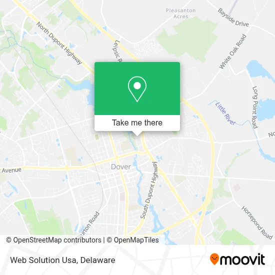 Web Solution Usa map