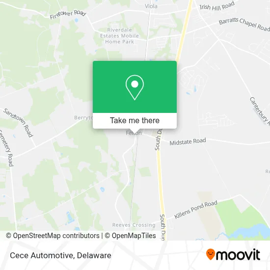 Cece Automotive map