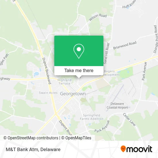 M&T Bank Atm map