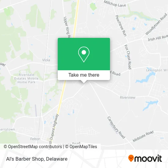 Al's Barber Shop map