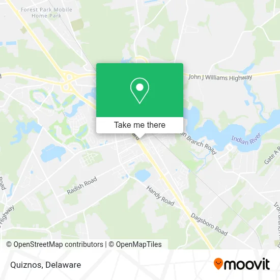 Quiznos map