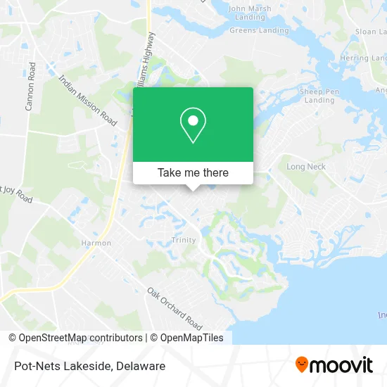Pot-Nets Lakeside map