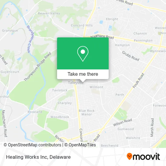 Healing Works Inc map