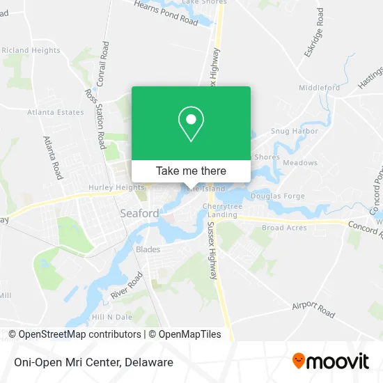 Oni-Open Mri Center map
