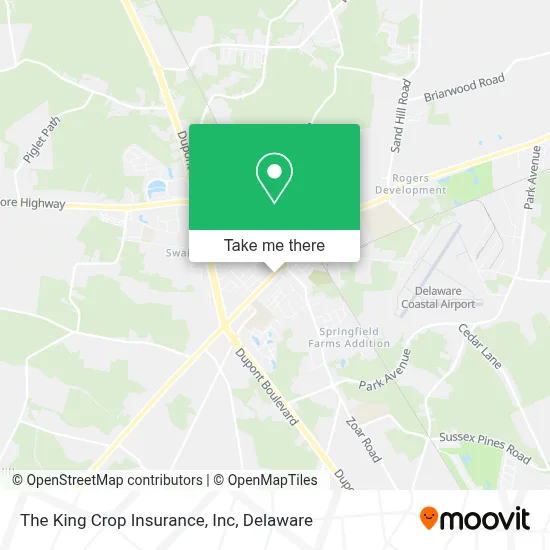 The King Crop Insurance, Inc map