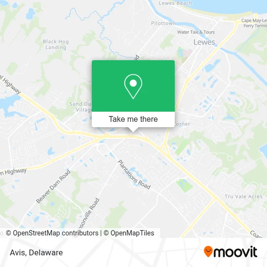 Avis map