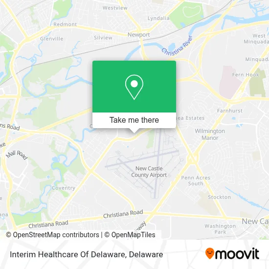 Interim Healthcare Of Delaware map
