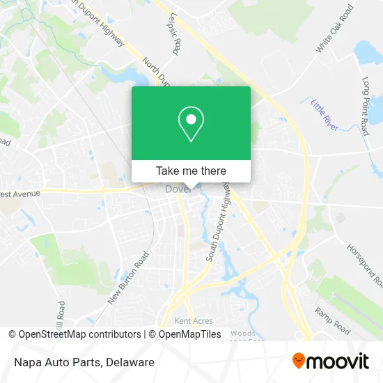 Napa Auto Parts map