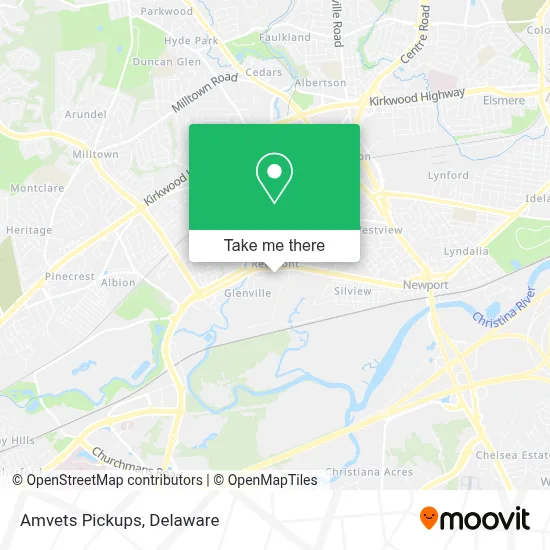 Amvets Pickups map