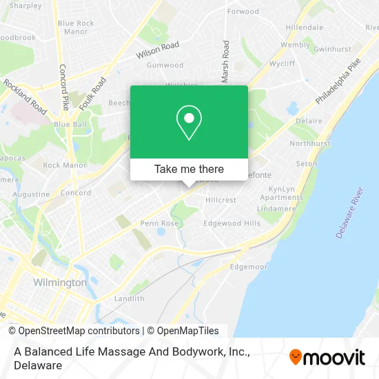 A Balanced Life Massage And Bodywork, Inc. map