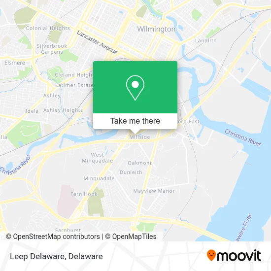 Leep Delaware map