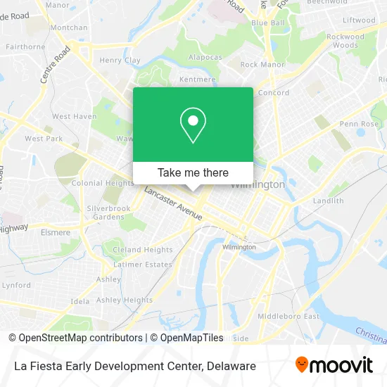 La Fiesta Early Development Center map