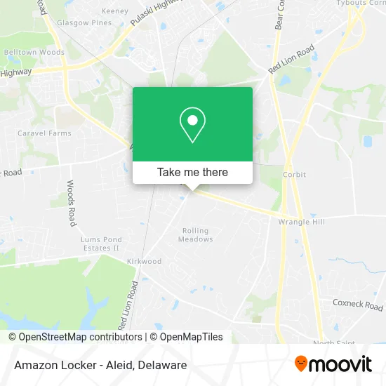Amazon Locker - Aleid map