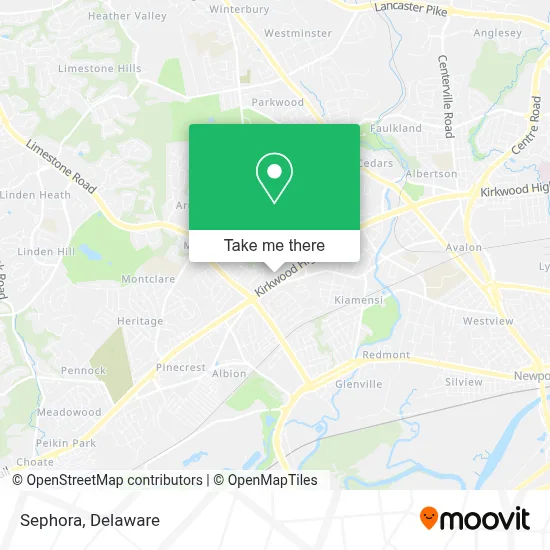 Sephora map