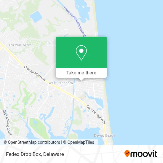 Fedex Drop Box map