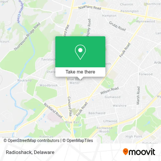 Radioshack map
