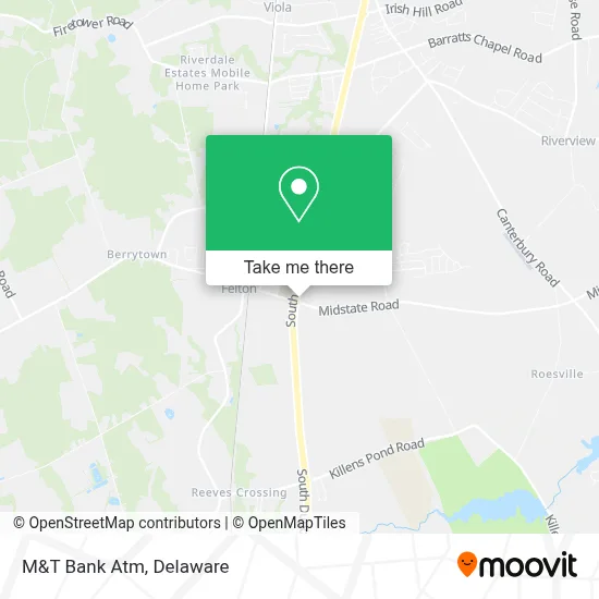 M&T Bank Atm map