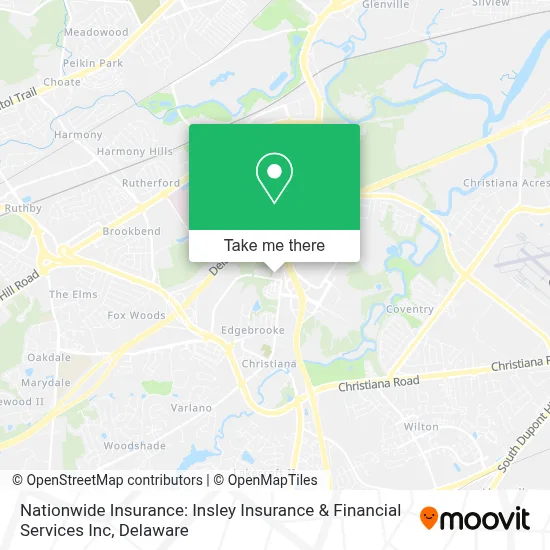 Nationwide Insurance: Insley Insurance & Financial Services Inc map